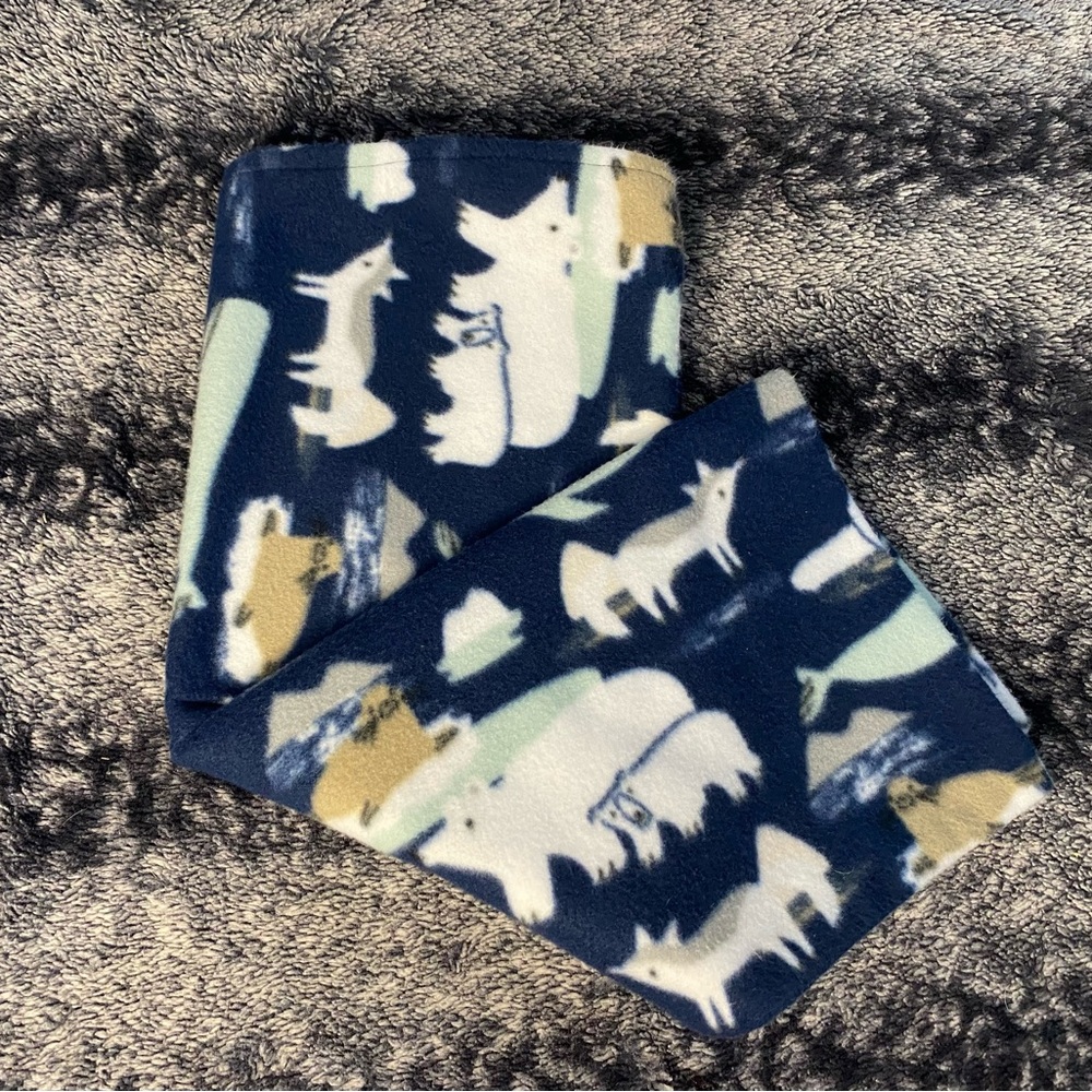 Handmade Children’s Animal Print Nautical Fleece Standard Size Pillowcase